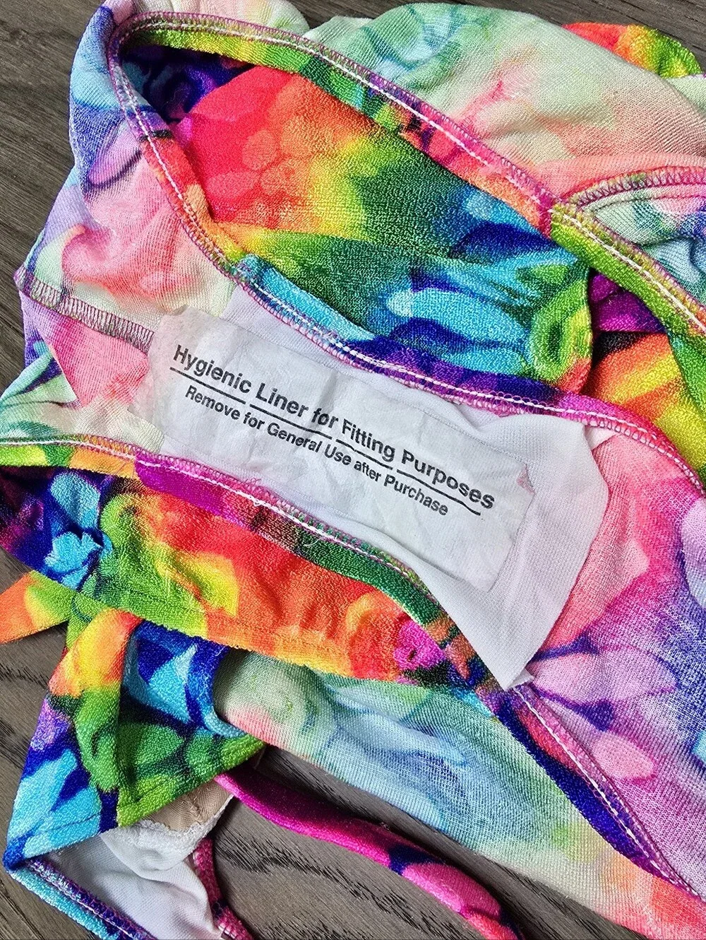🆕️ Vintage Electric Beach by Jantzen Neon Floral High Cut One Piece Swimsuit